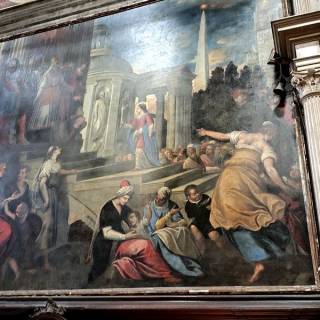 Введение Марии во храм, Василаки Антонио, 1600 г. Церковь Сан Закария