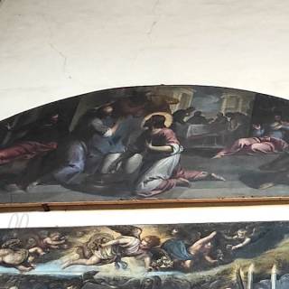 Люнет Омовение ног, Пальма Младший, 1620-1628 г. Церковь Сан Закария