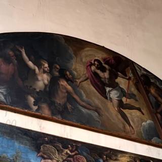 Люнет Сошествие Христа в Чистилище, Пальма Младший, 1620-1628 г. Церковь Сан Закария