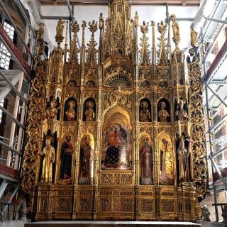 Полиптих Девы Марии, Виварини Антонио, 1443 г. Церковь Сан Закария