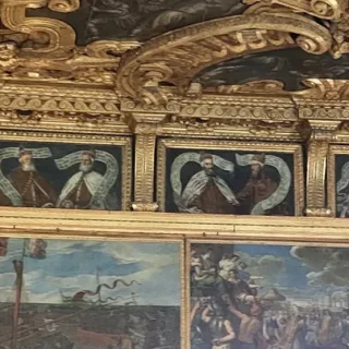 Портреты дожей в Зале Большого Совета, Робусти Доменико, 1600 г. Дворец Дожей