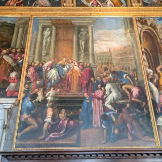 Сдача Константинополя, Робусти Доменико, 1598-1605 г. Дворец Дожей