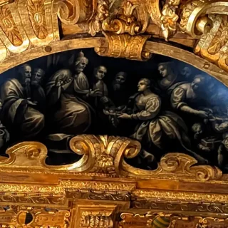 Венецианские женщины дарят Республике свои драгоценности, Пальма Младший, 1587-90 г. Дворец Дожей