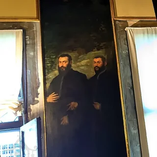 Портрет двух нотариусов, Тинторетто, 1571 г. Дворец Дожей