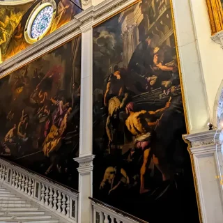 Дева Мария является пораженным чумой, Дзанчи Антонио, 1666 г. Скуола Сан-Рокко