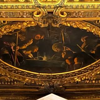 Еврейская Пасха, Тинторетто, 1577-78 г. Скуола Сан-Рокко
