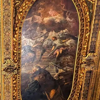Лестница Иакова, Тинторетто, 1577-78 г. Скуола Сан-Рокко