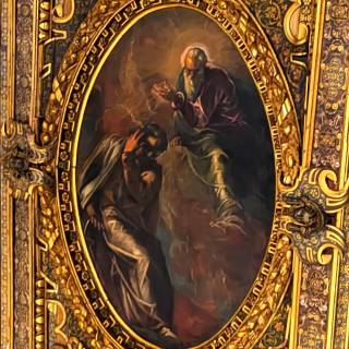 Явление Вечного Моисею, Тинторетто, 1577-78 г. Скуола Сан-Рокко