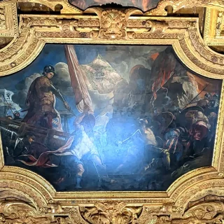 Оборона Брешии, Тинторетто, 1584 г. Дворец Дожей