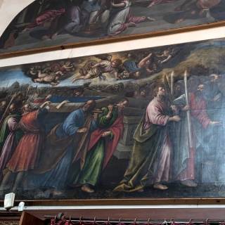 Перенос тела Богородицы к гробнице, Бассано Леандро, 1600-1622 г. Церковь Сан Закария