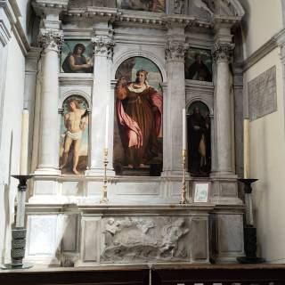 Полиптих Санта-Барбора, Пальма Старший, 1523 г. Церковь Санта-Мария Формоза