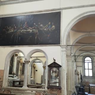 Тайная вечеря, Бассано Леандро, 1605 г. Церковь Санта-Мария Формоза