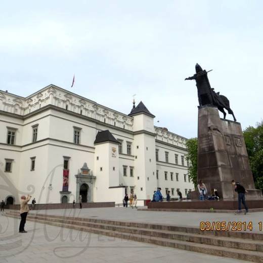 Памятник Великому Князю Гедиминасу в Вильнюсе.