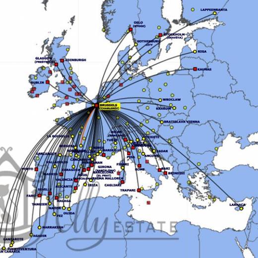 Немного из истории аэропорта Брюссель - Charleroi Brussels South