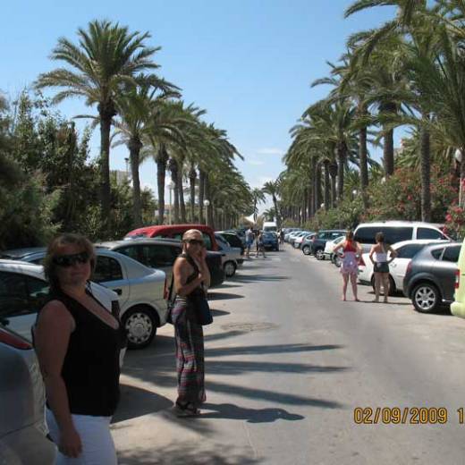 Собственно сам пляж Playa Postiguet, Аликанте.