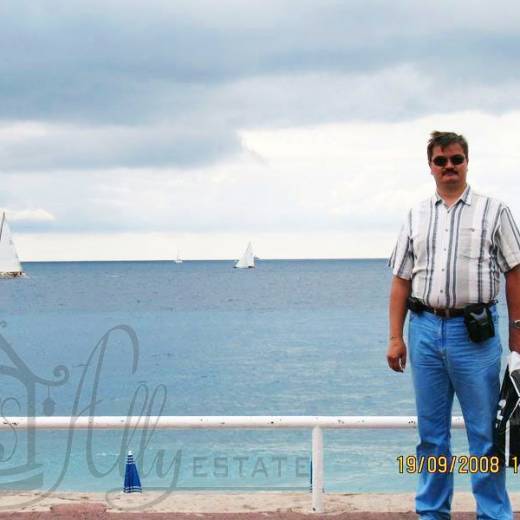 Английская набережная (Promenade des Anglais) в Ницце.