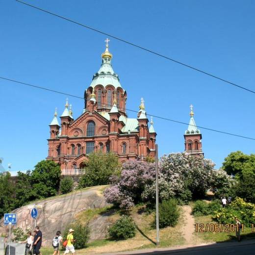 Успенский собор в Хельсинки.