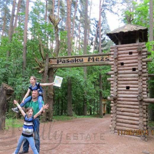 Сказочный лес (Лес сказок) Природного парка Тервете.