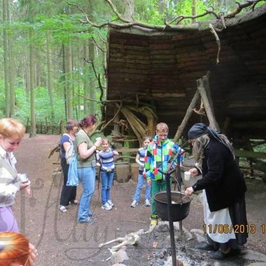 Сказочный лес (Лес сказок) Природного парка Тервете.