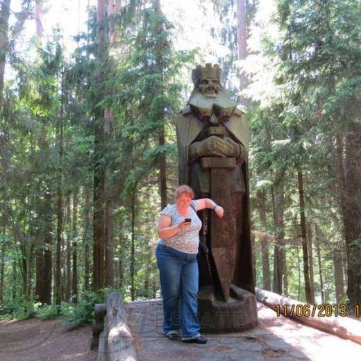 Сказочный лес (Лес сказок) Природного парка Тервете.