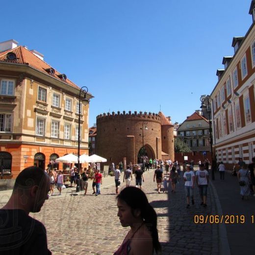 Варшавский Барбакан и наше время