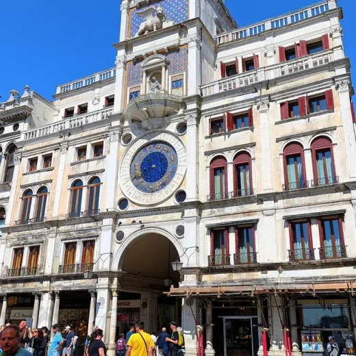 Часовая башня на площади Сан Марко