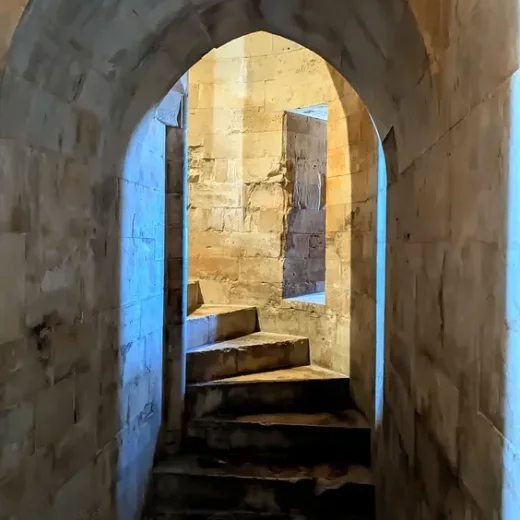 Внутри замка Дель-Монте