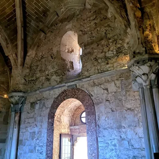 Нынешние и былые украшения замка Дель-Монте