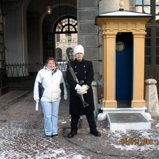 Архитектура Королевского дворца в Старом городе Стокгольма.