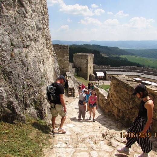 История замка Спишский град.